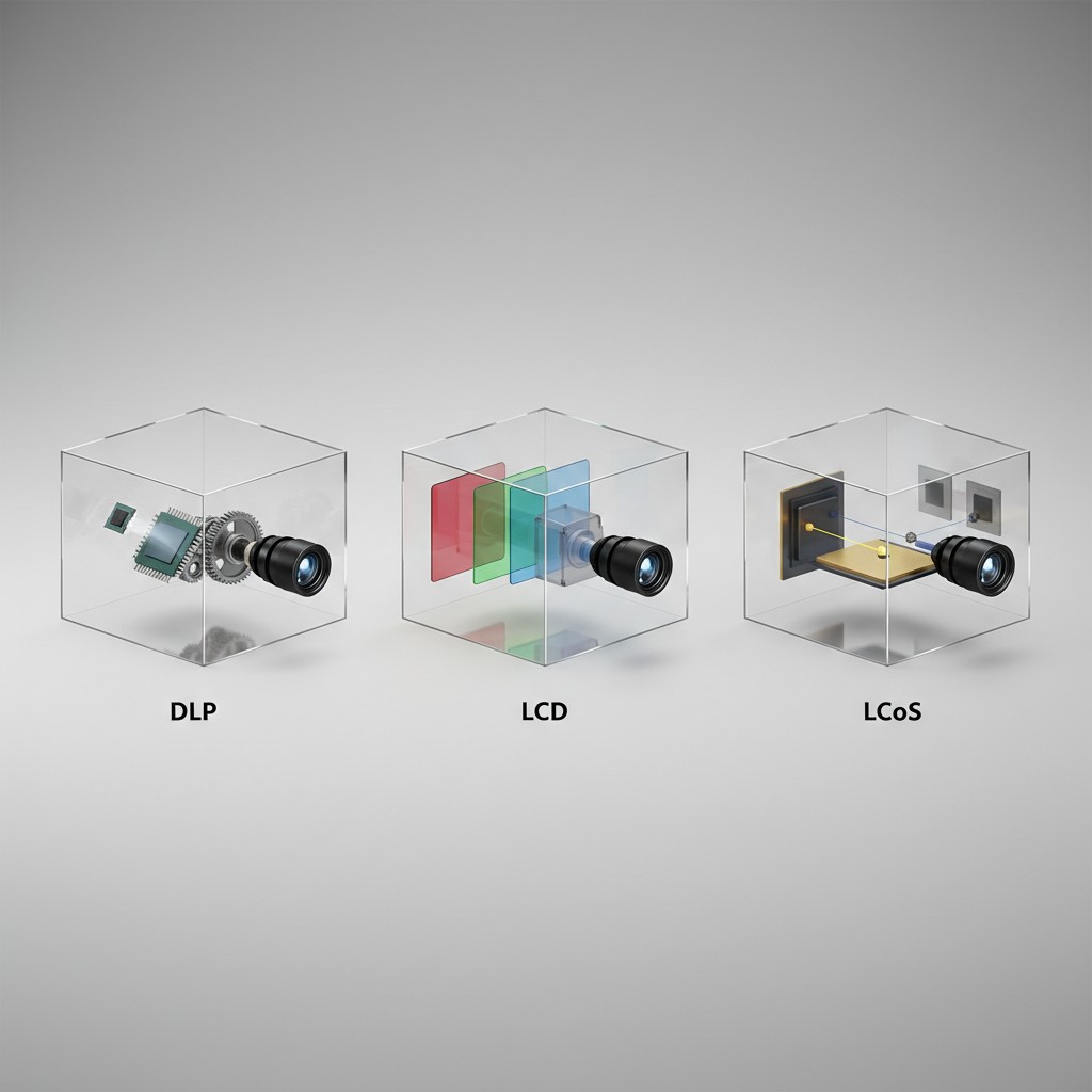 DLP, LCD, LCoS : Quelle Technologie de Vidéoprojecteur Choisir ?