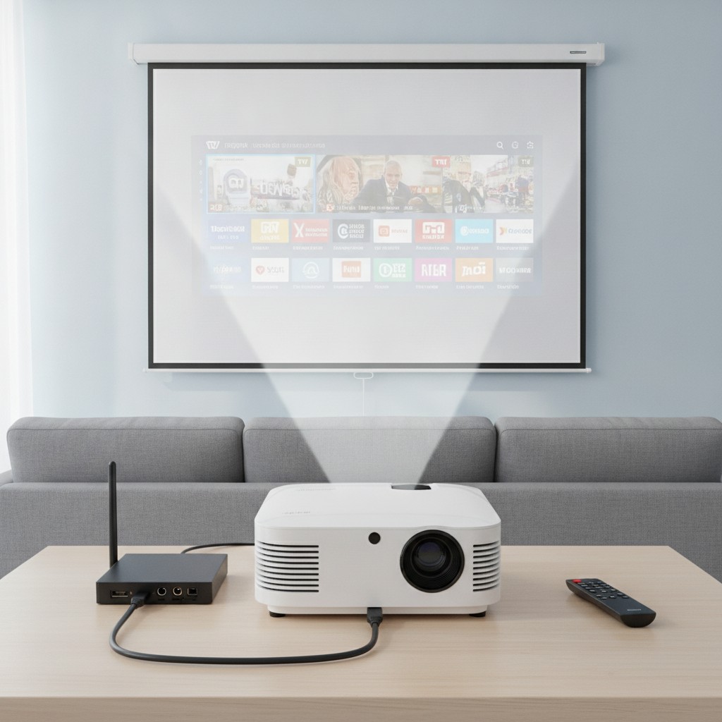 Comment regarder la TNT sur un vidéoprojecteur ?