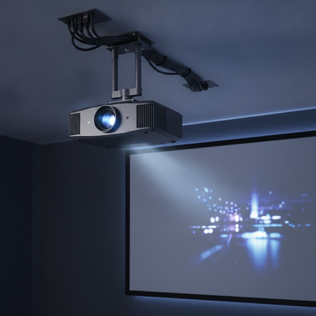 Fixer son Vidéoprojecteur au Plafond : Guide Complet 2026