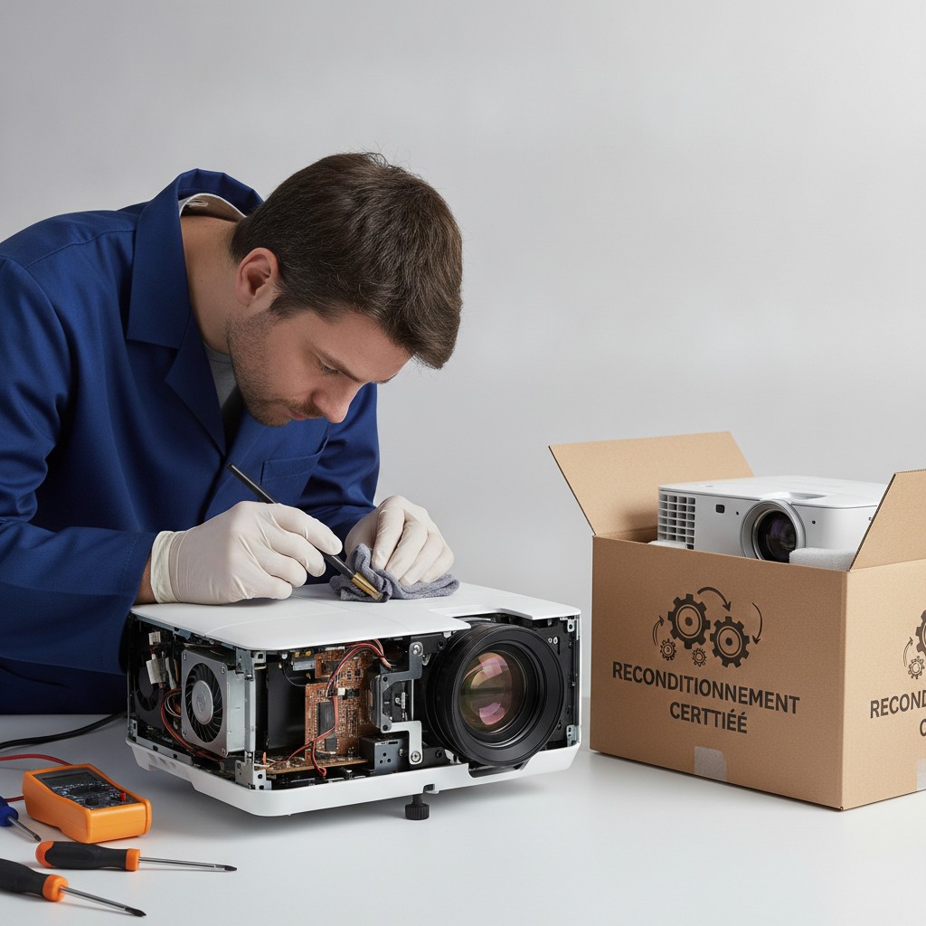 Choisir un vidéoprojecteur reconditionné : les points à vérifier avant d'acheter